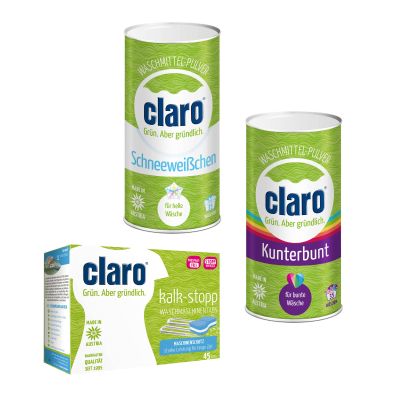 Claro saubere Wäsche Paket