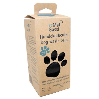 Hundekotbeutel aus Recyclingmaterial (120 Stk.)