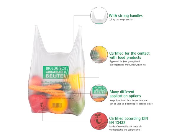 Compostable Fruit Vegetable Bag BIOMAT®-Shop