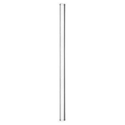 4 Reusable Glass Straws, straight, 23 cm long