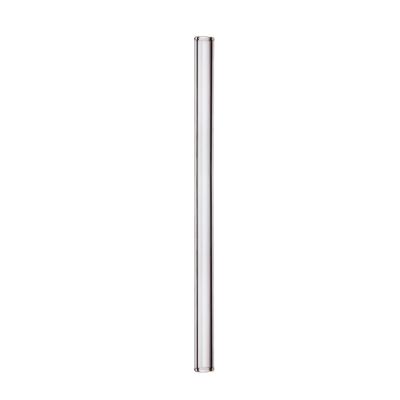 4 Reusable Glass Straws, straight, 20 cm long