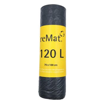 120l Müllbeutel aus Recyclingmaterial