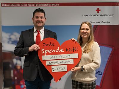 Helfen mit Herz: NATURABIOMAT® unterstützt die Tafel Schwaz