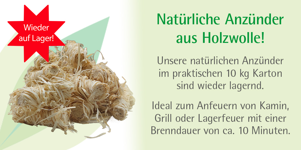 Anzünder wieder auf Lager